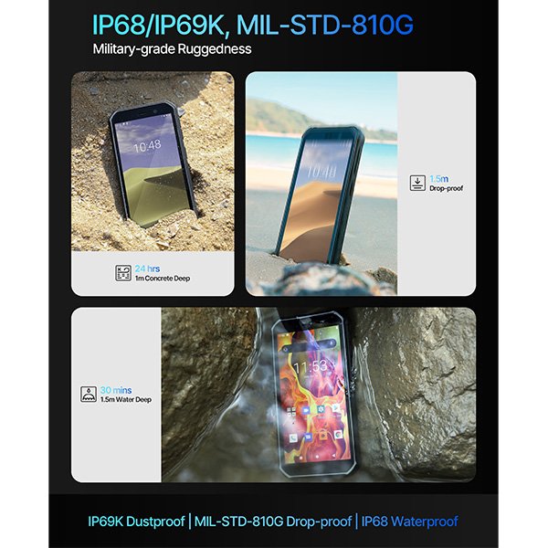 X1 Oem 5.5 Inch Waterproof Ip68 Smartphone 3g&4g Cellphone Smart Rugged Mobile Phone With Nfc Android 13 rugged cellphone